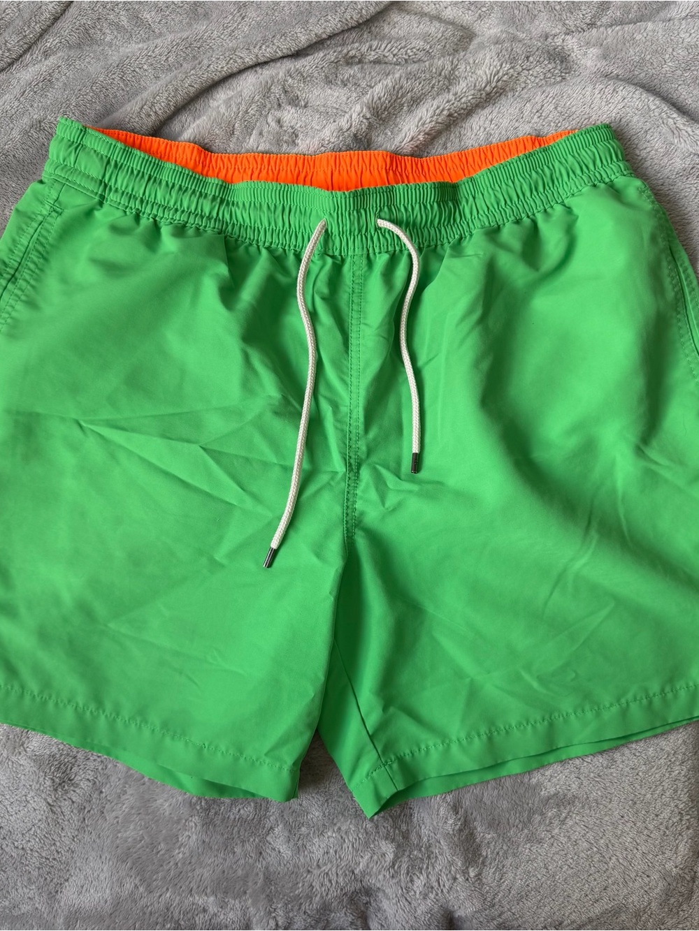 green polo ralph lauren swim trunks size large